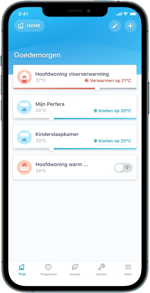 Je toestellen raadplegen en instellen
